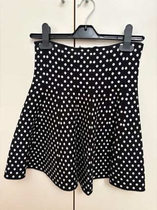 Gonna a pois artigianale - tg XS