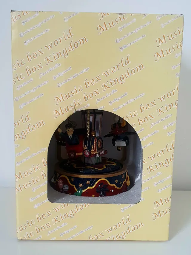 Caja Musical Carrusel decoración Giratoria