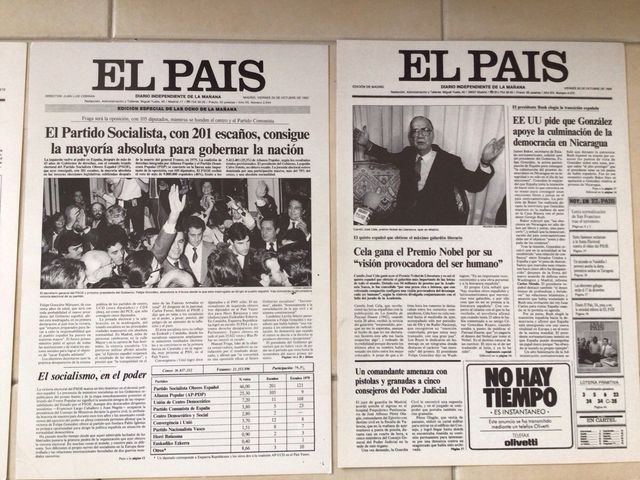 portadas del periódico EL PAÍS