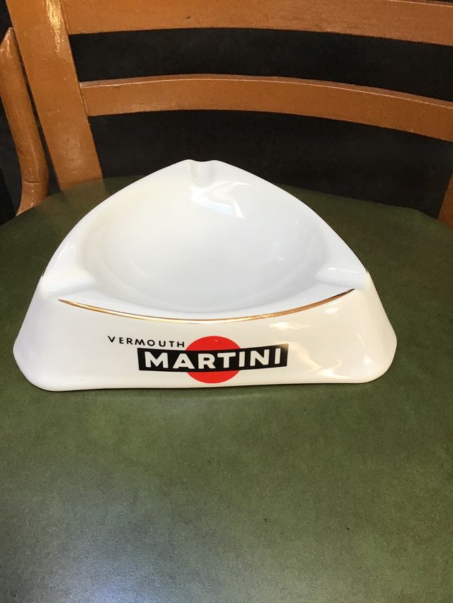Cenicero Martini Cerámica Blanco