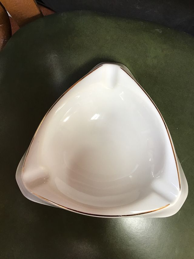 Cenicero Martini Cerámica Blanco