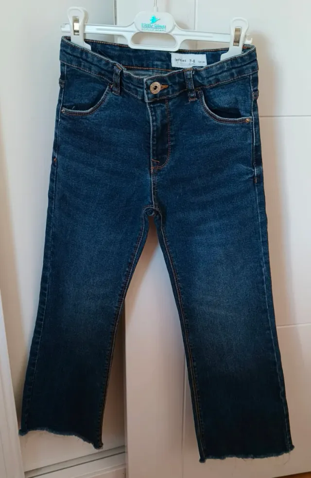 Pantalón vaquero niña Lefties T.7-8 como nuevo 