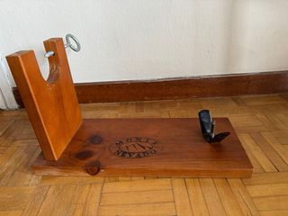 Soporte Jamonero Madera y Metal