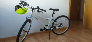 Bicicleta adolescentes blanca seminueva