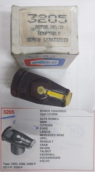LOTE de Rotor Distribuidor de corriente.