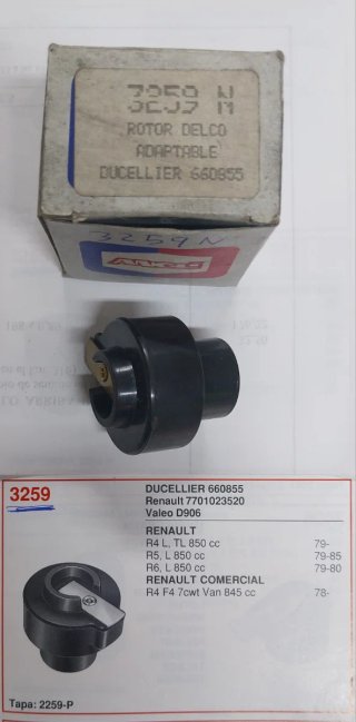 LOTE de Rotor Distribuidor de corriente.
