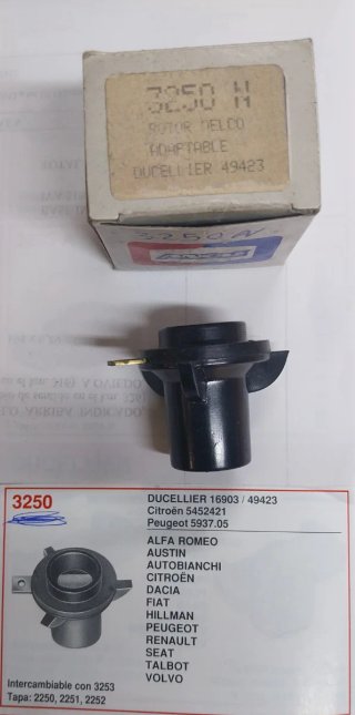 LOTE de Rotor Distribuidor de corriente.