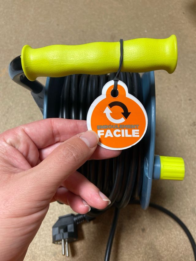 Carrete alargador 15m 4 enchufes