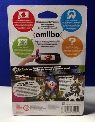 Splatoon Inkling Boy NUEVO EN CAJA Amiibo 3DS Wii
