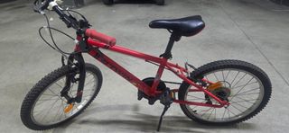 Bicicleta Btwin Roja 6-9 años 20” regalo casco