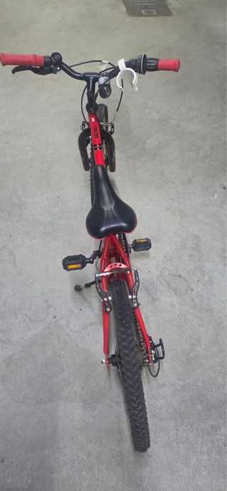 Bicicleta Btwin Roja 6-9 años 20” regalo casco