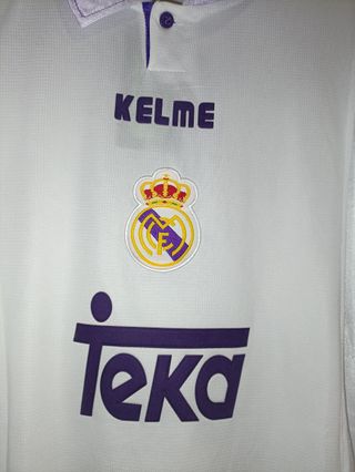 Camiseta RM Mijatovic Kelme futbol retro vintage 
