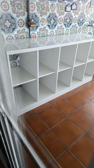 Estantería Blanca Melamina Modular