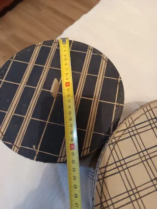 Conjunto 3 Cajas Decorativas Redondas