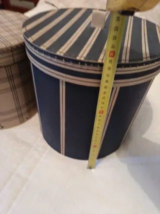 Conjunto 3 Cajas Decorativas Redondas