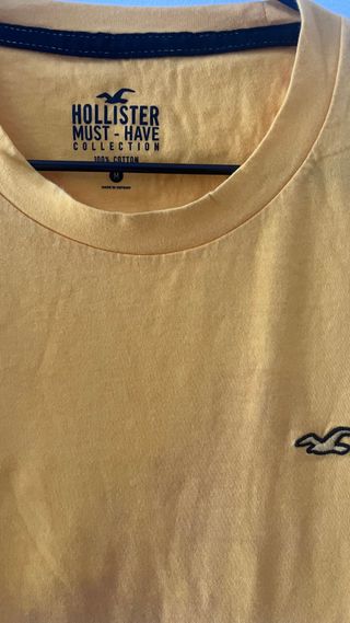 Camiseta Hollister Degradado Amarillo y Morado