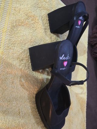 Sandalias tacón Ulanka piel sintética talla 38