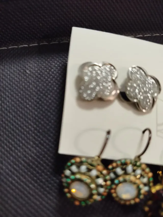 Lote pendientes bisutería