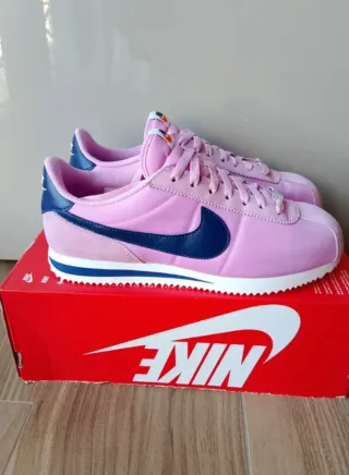 Nike Cortez Mujer Rosa y Azul