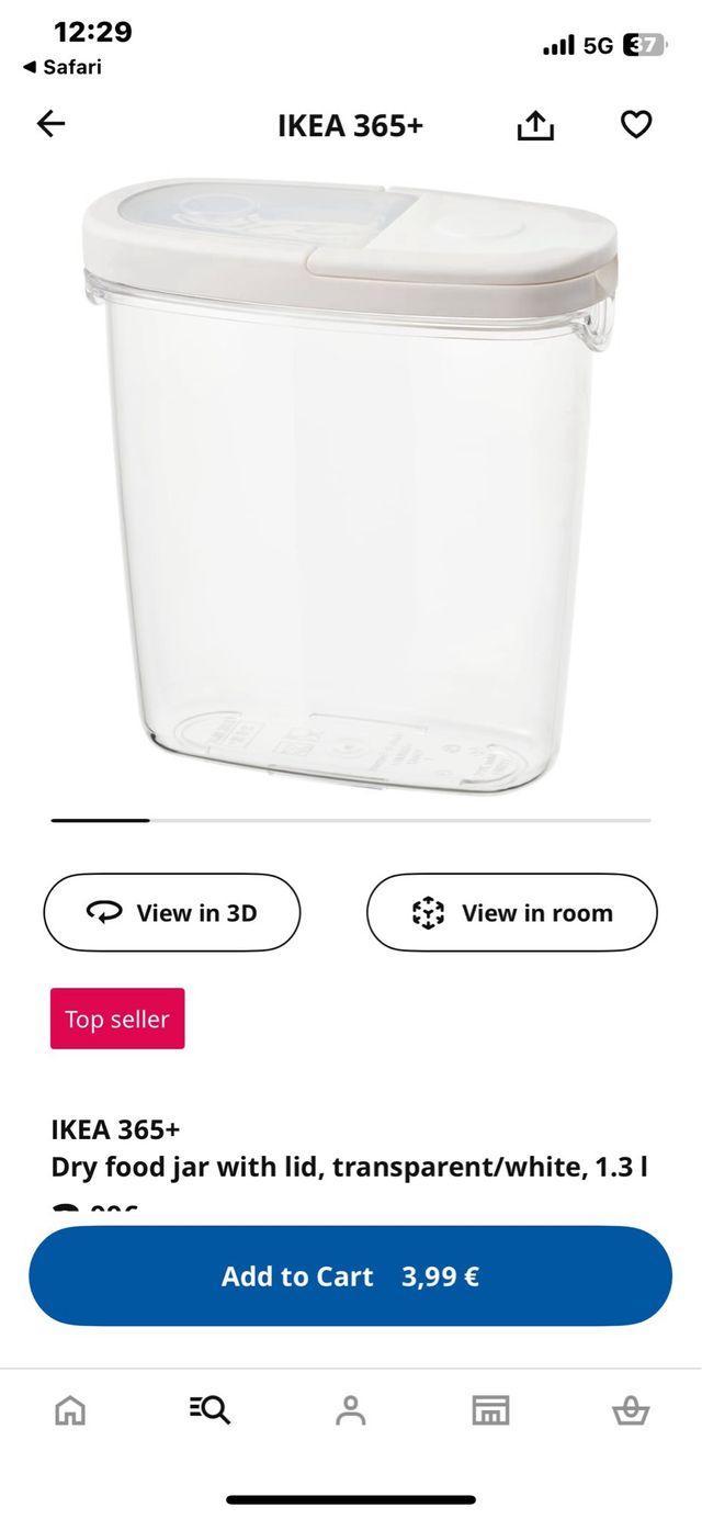 Contenitori di stoccaggio IKEA 365+