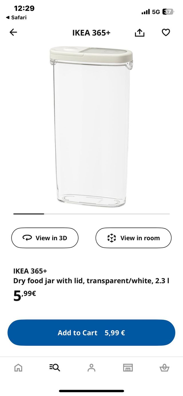 Contenitori di stoccaggio IKEA 365+