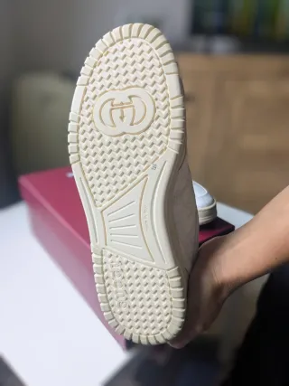 Bambas Gucci Reweb Beige/Blanco