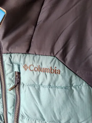 Chaqueta Columbia Hombre Talla S Azul/Verde