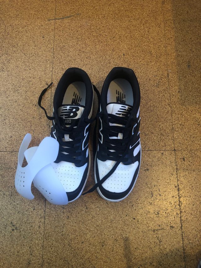 Zapatillas New Balance 480 Negras y Blancas