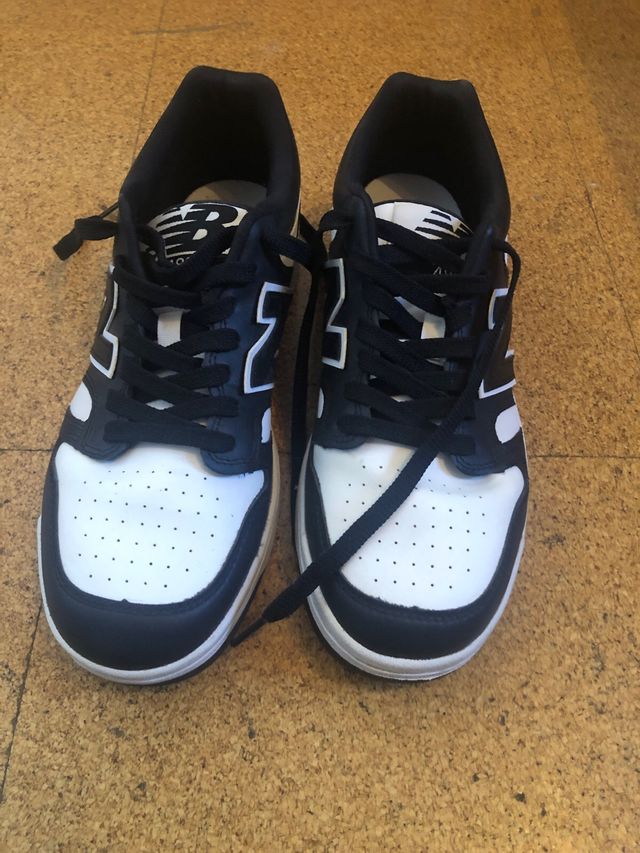 Zapatillas New Balance 480 Negras y Blancas