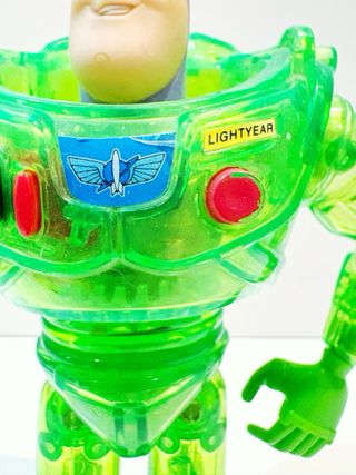 Buzz Lightyear verde trasparente