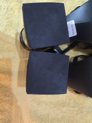 Sandalias Tacón Ulanka Talla 38 Piel Sintética