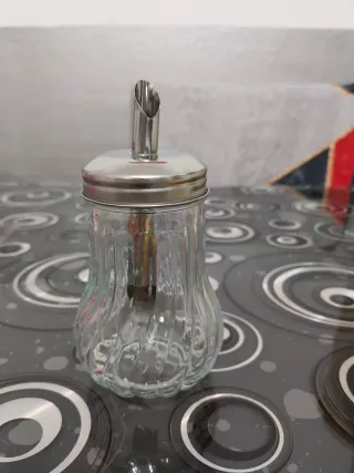 Dosatore Zucchero Vetro e Metallo