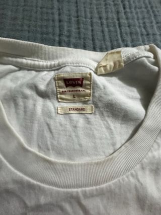 Camiseta Levi's manga larga blanca