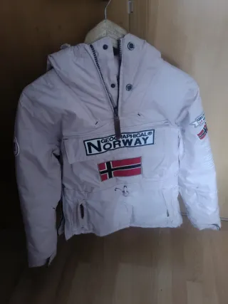 Chaqueta Geographical Norway Mujer Rosa/Blanca