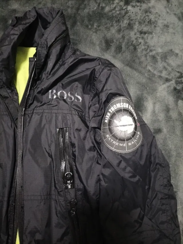 Chaqueta niño negra Hugo Boss