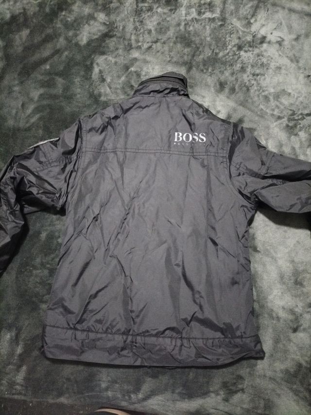 Chaqueta niño negra Hugo Boss