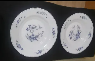 CON USO. 2 Platos hondos Arcopal Kalinka