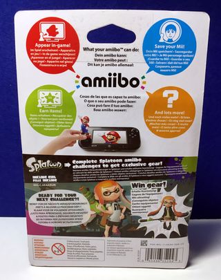 Splatoon Inkling Girl NUEVO EN CAJA Amiibo 3DS Wii
