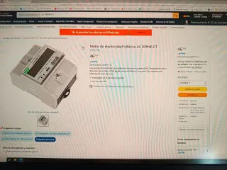 Medidor Electricidad Trifásico LE-03MW-CT