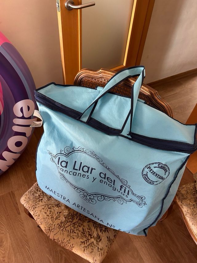 Cancán blanco volantes la llar del fil 80 cm