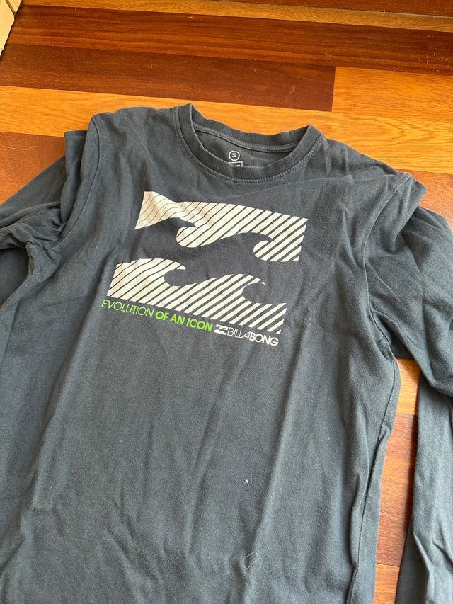 Camiseta Billabong manga larga gris talla S