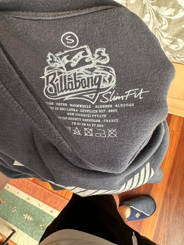 Camiseta Billabong manga larga gris talla S