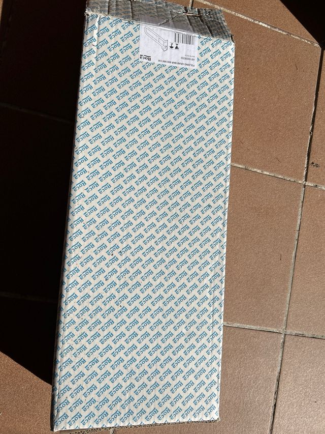 8 Barras de agarre baño Roca blanca.