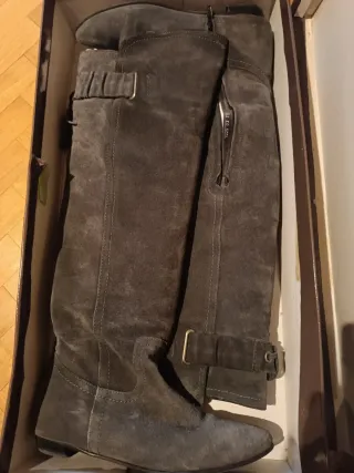 Botas altas ZENDRA ante gris T.39