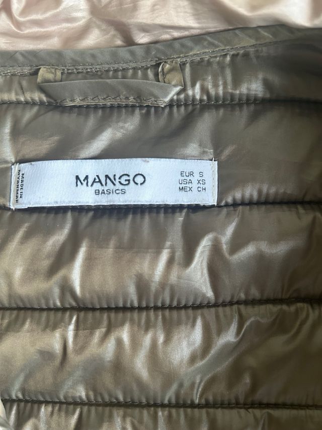 Chaqueta Mango acolchada beige Talla M