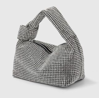 Bolso de mano con pedrería