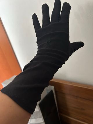 Guanti da sera lunghi neri