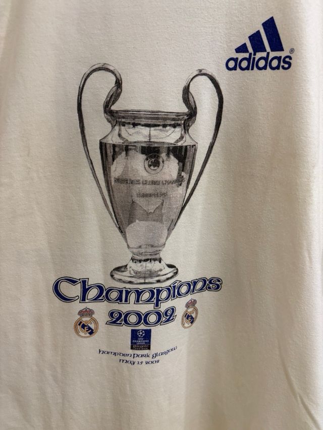 Camiseta Real Madrid Champions 2002 Adidas