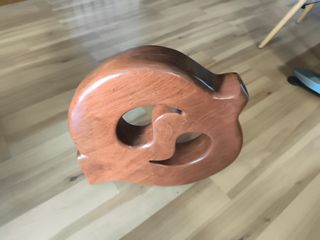 Instrumento dideriyum musical de madera