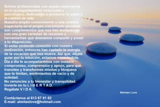 Acompañamiento emocional y psicológico